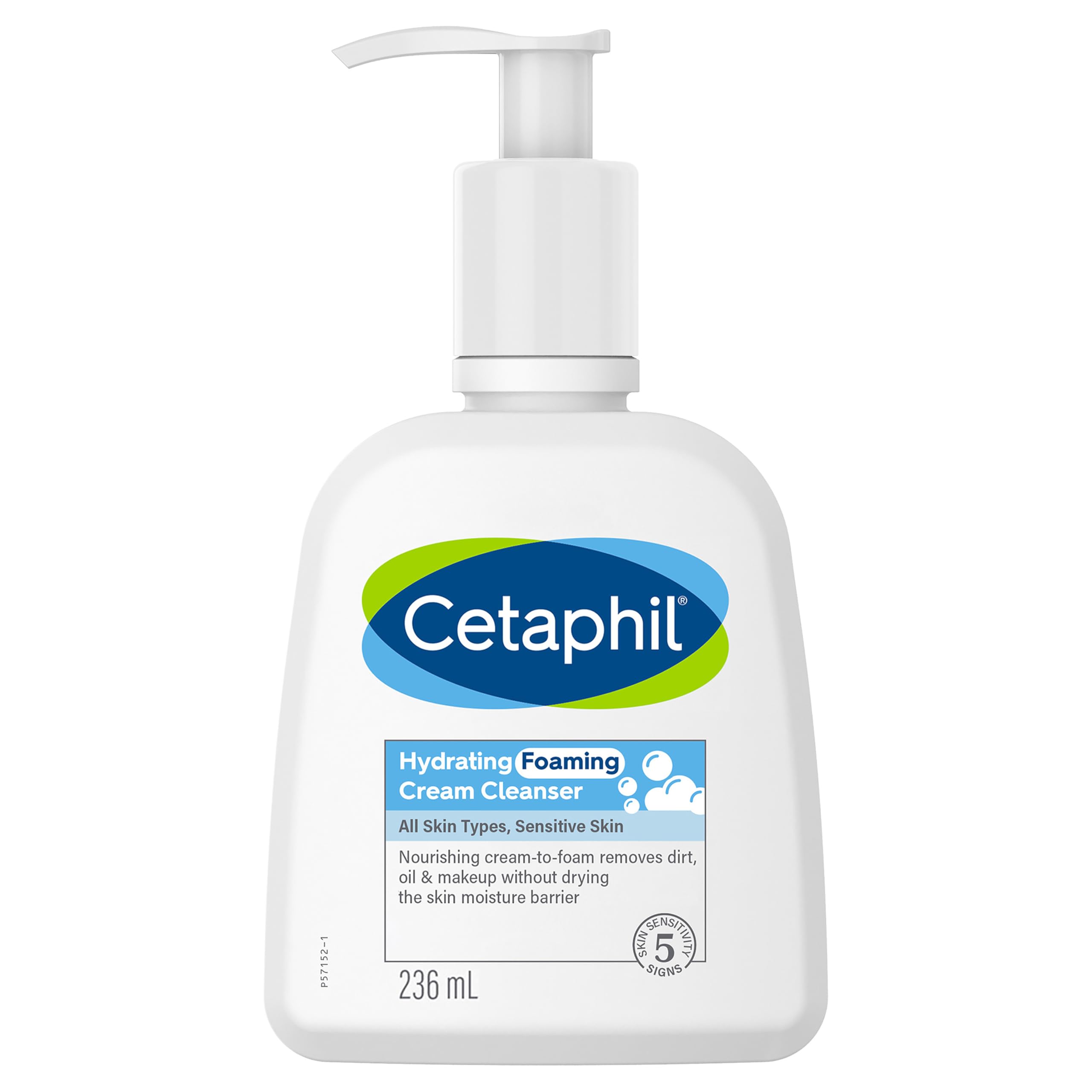 CETAPHIL HYDRATING FOAMING CREAM CLEANSER 236ML