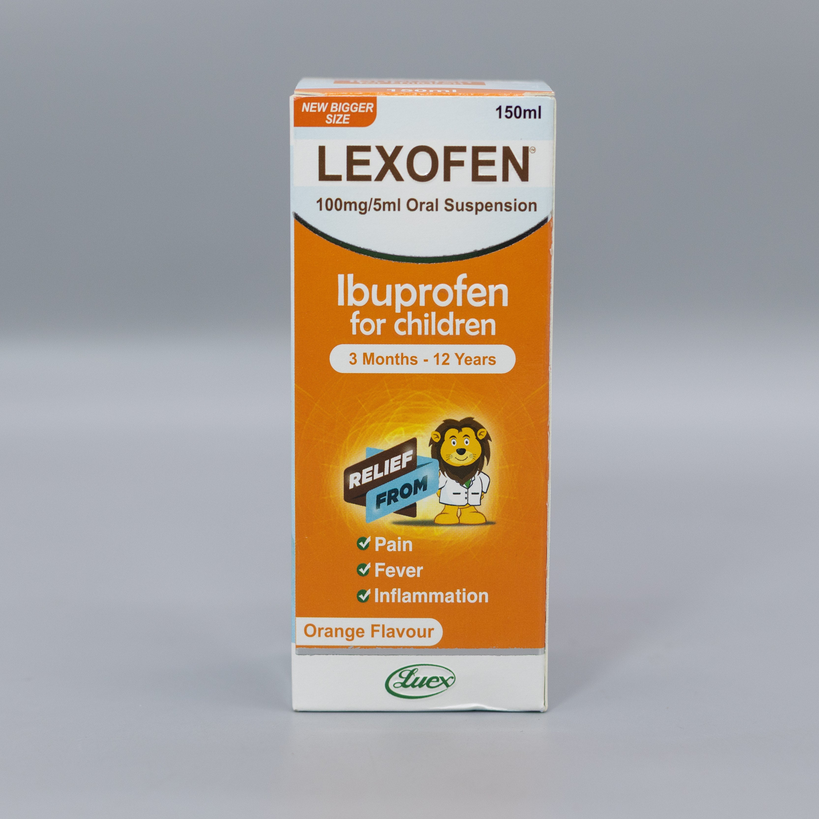 LEXOFEN IBUPROFEN SUSP 100ML LUEX