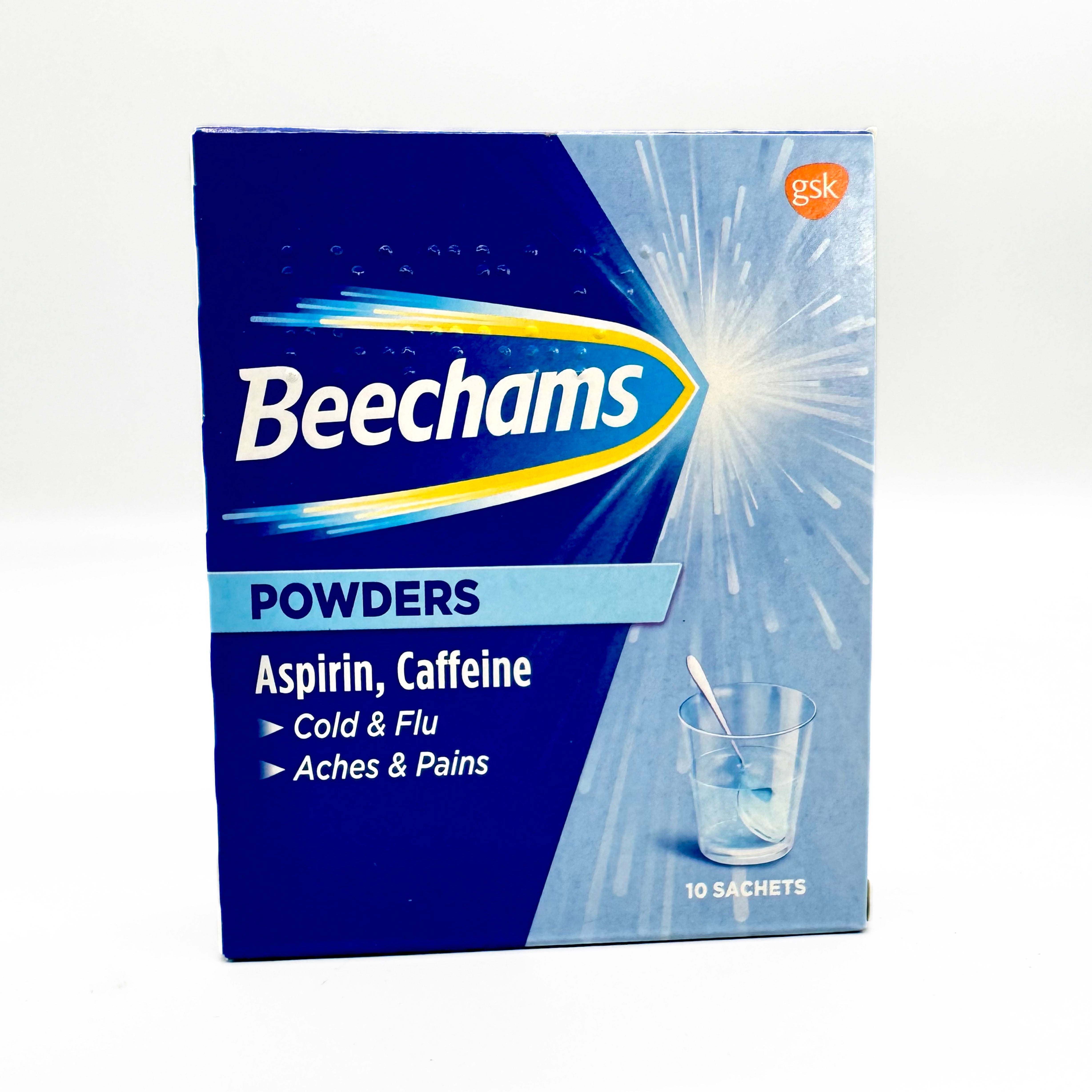 BEECHAMS POWDERS ASPIRIN CAFFEINE 10'S