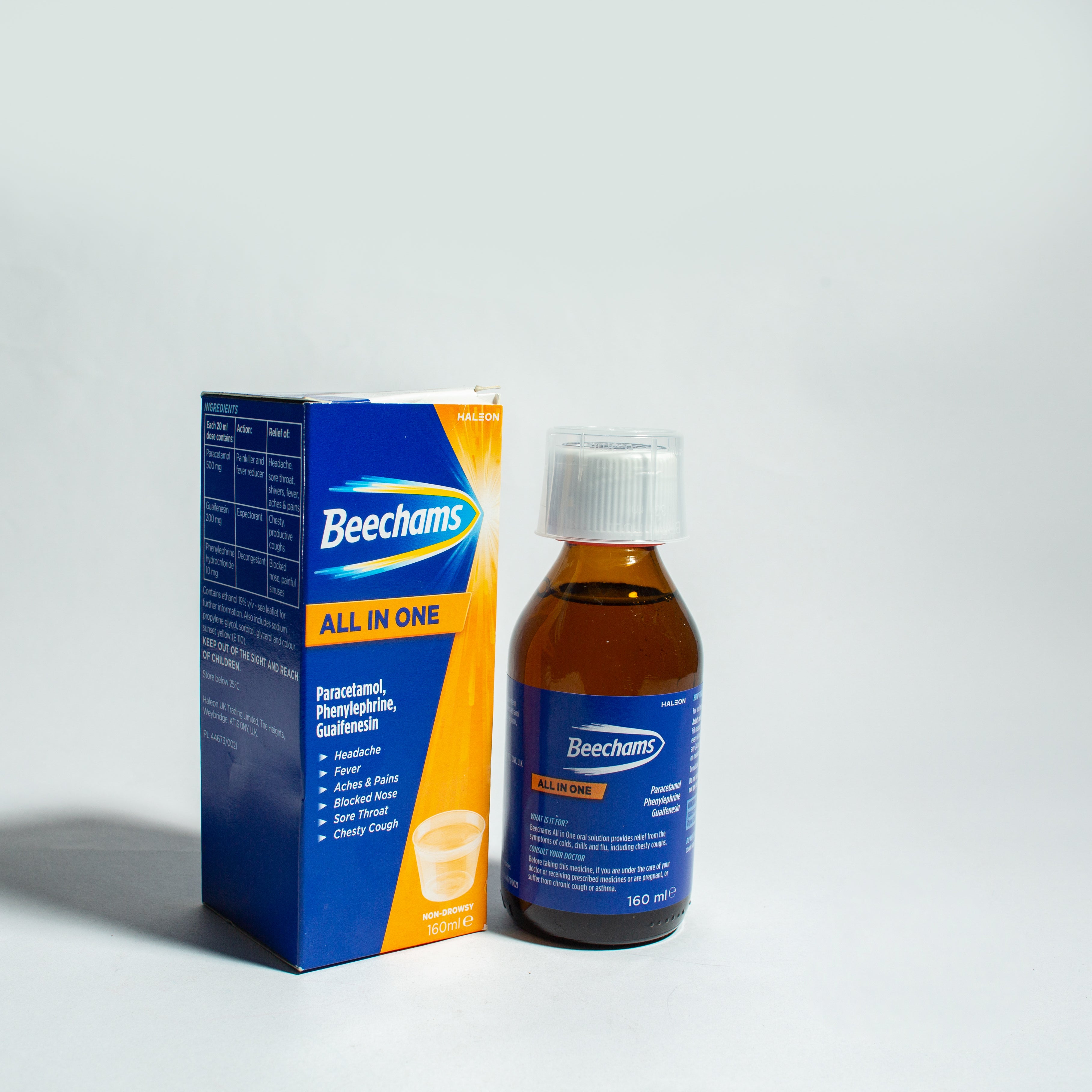 BEECHAMS ALL IN ONE LIQUID 160ML