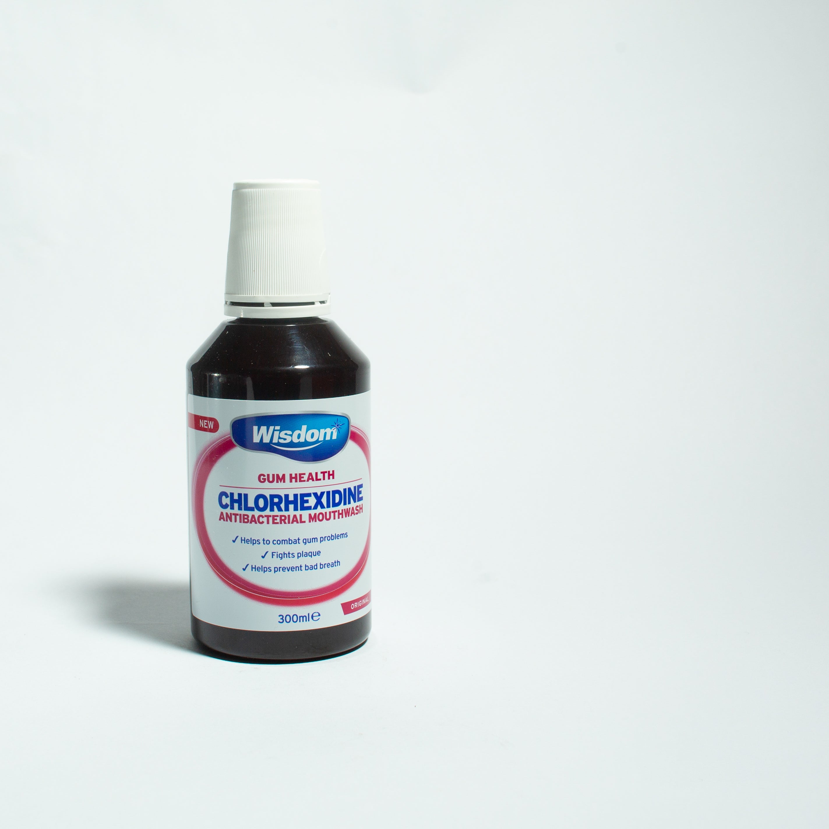 WISDOM CHLORHEXIDINE M/WASH 300ML