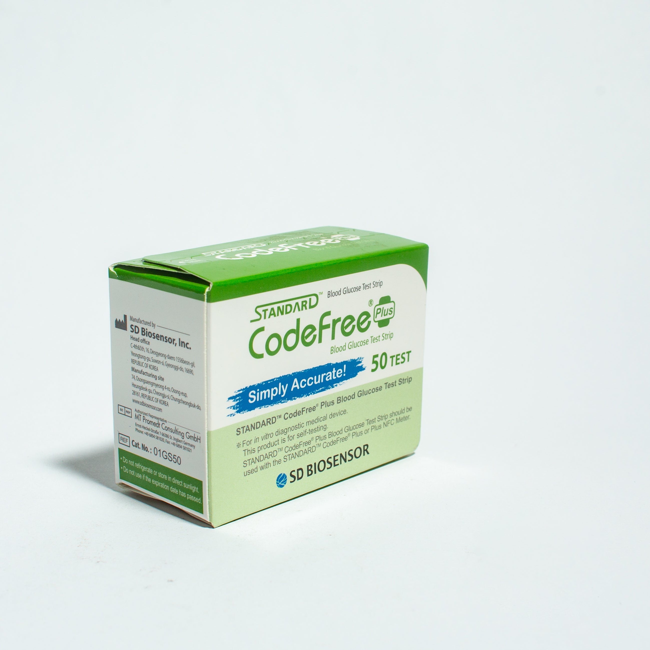 CODEFREE GLUCOSE MONITOR TEST STRIP 50'S