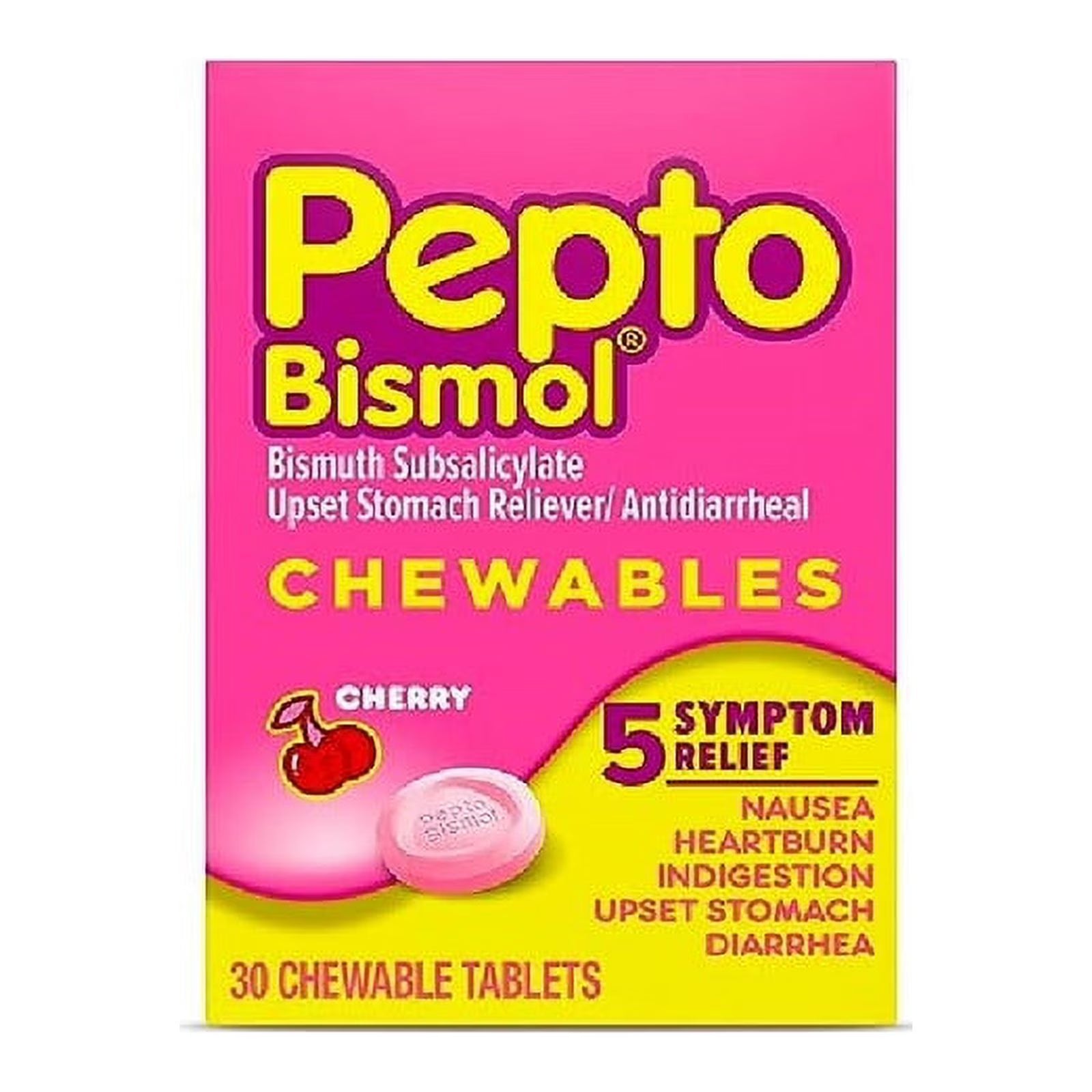 PEPTO BISMOL CHEWABLES TABS 30'S