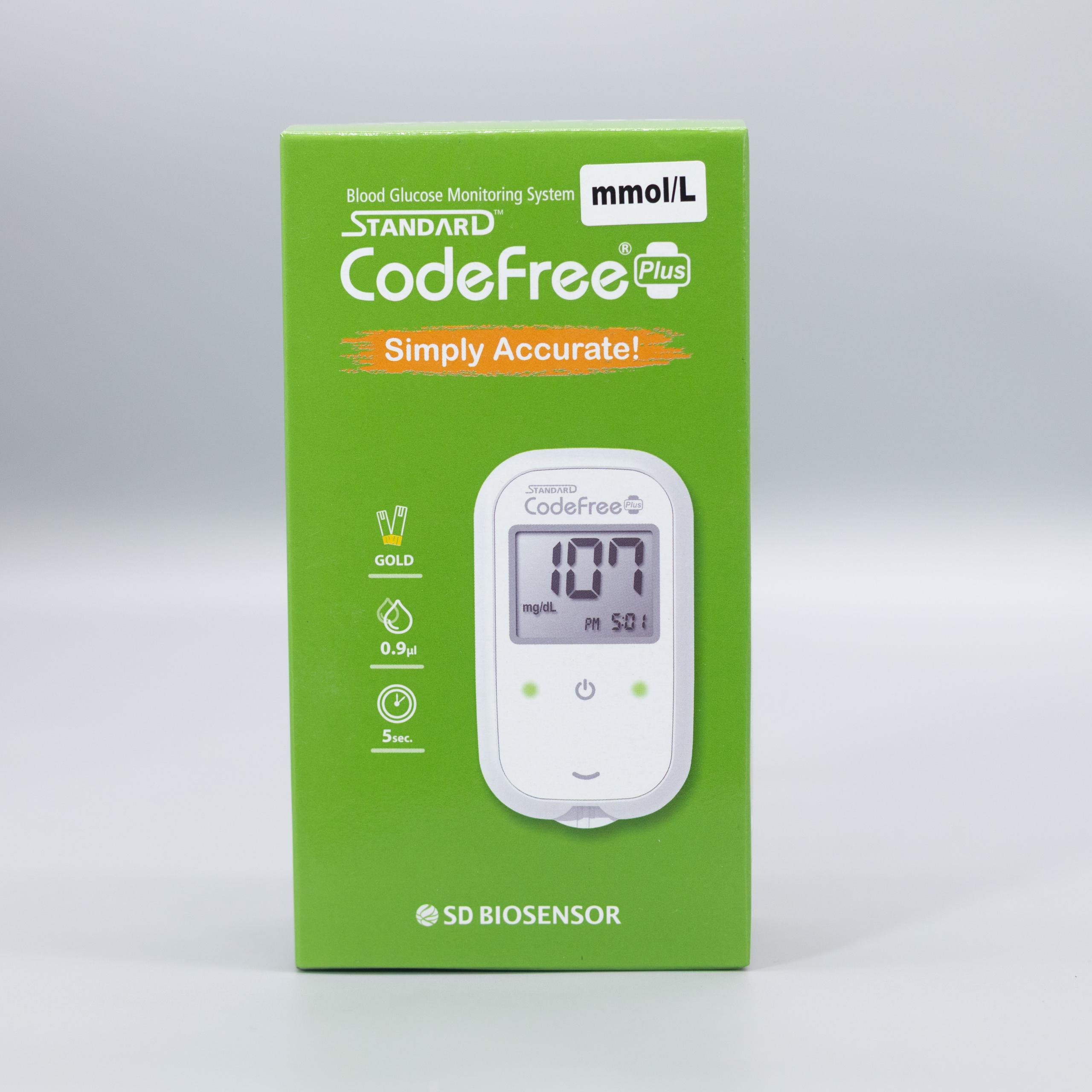 CODEFREE PLUS GLUCOSE MONITORING MACHINE