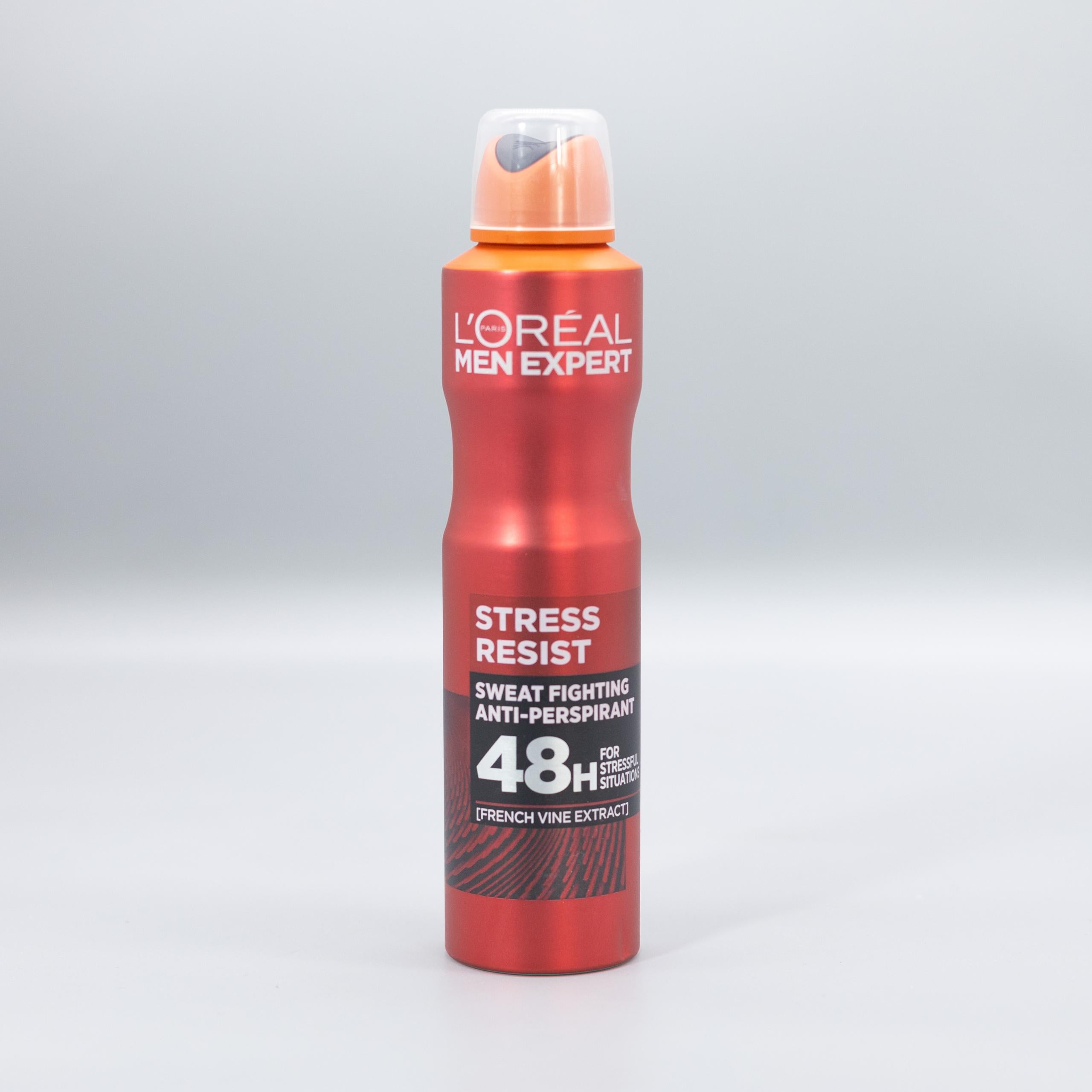 L'OREAL MEN EXPERT ANTI PERSPIRANT SPRAY 250ML ASSORTED