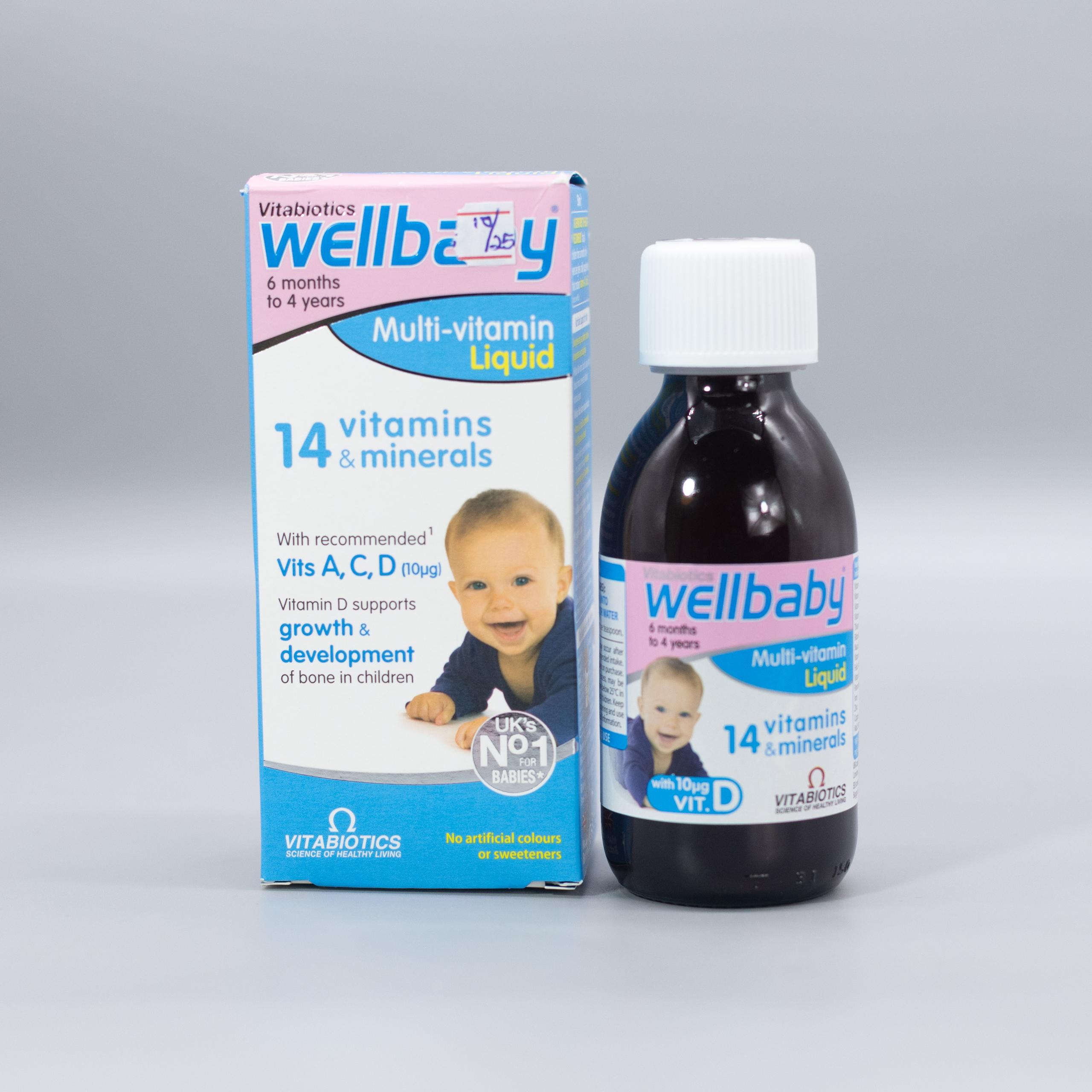 WELLBABY MULTI-VITAMIN SYR 150ML
