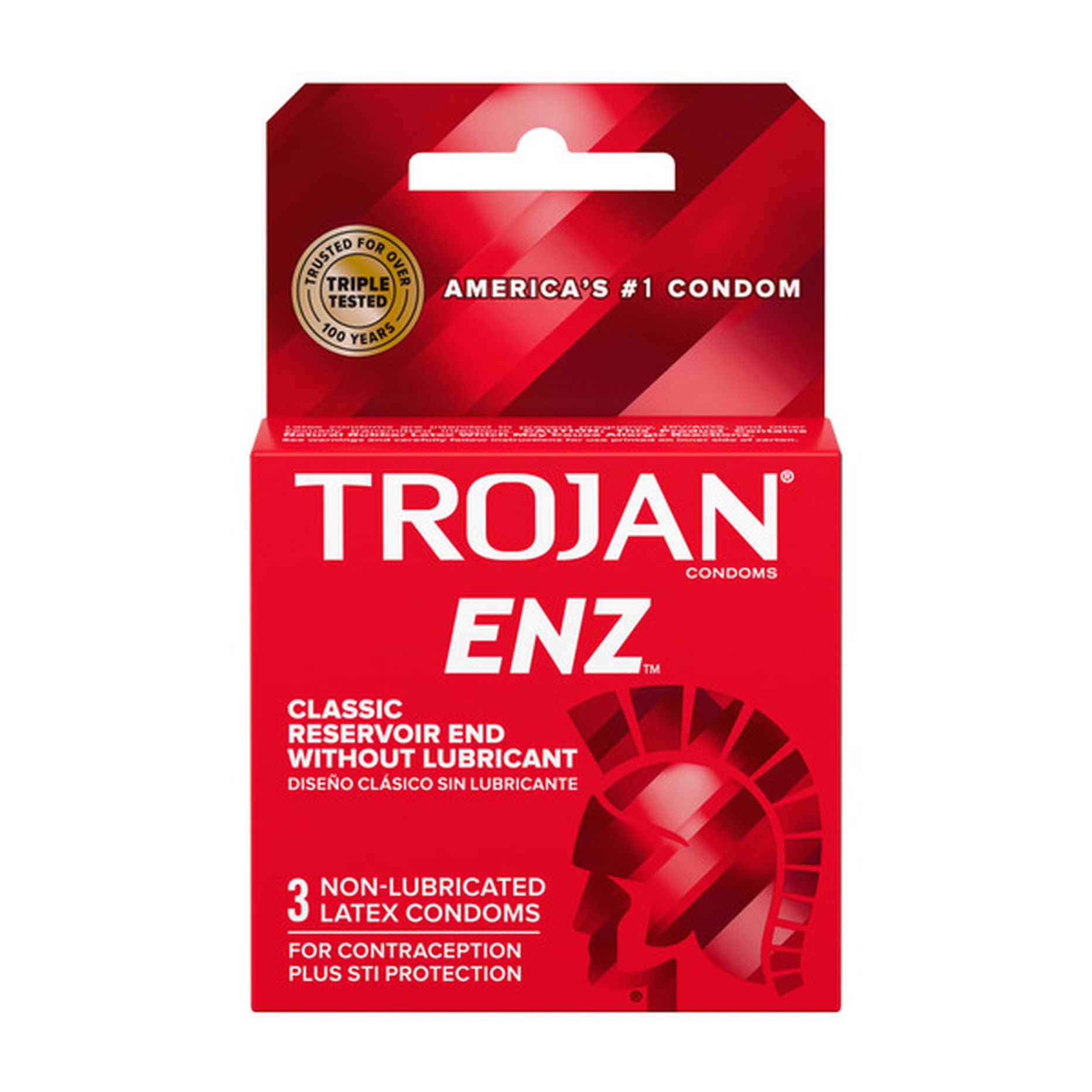 TROJAN ENZ CONDOM 3'S