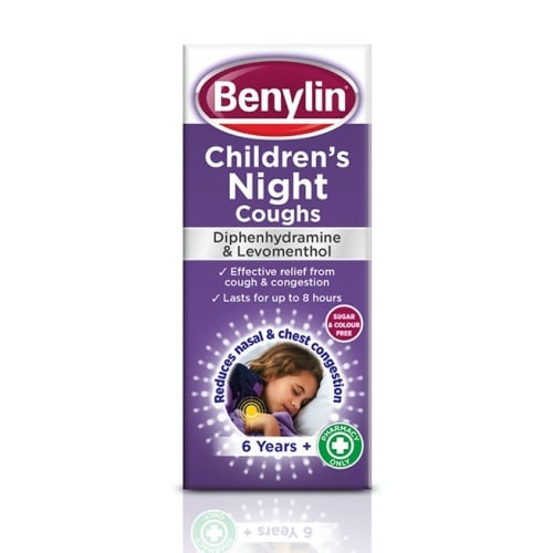 BENYLIN CHILDREN NIGHT COUGH 6+ 125ML