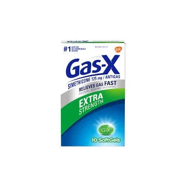 GAS-X EXTRA STRENGTH GEL 10'S