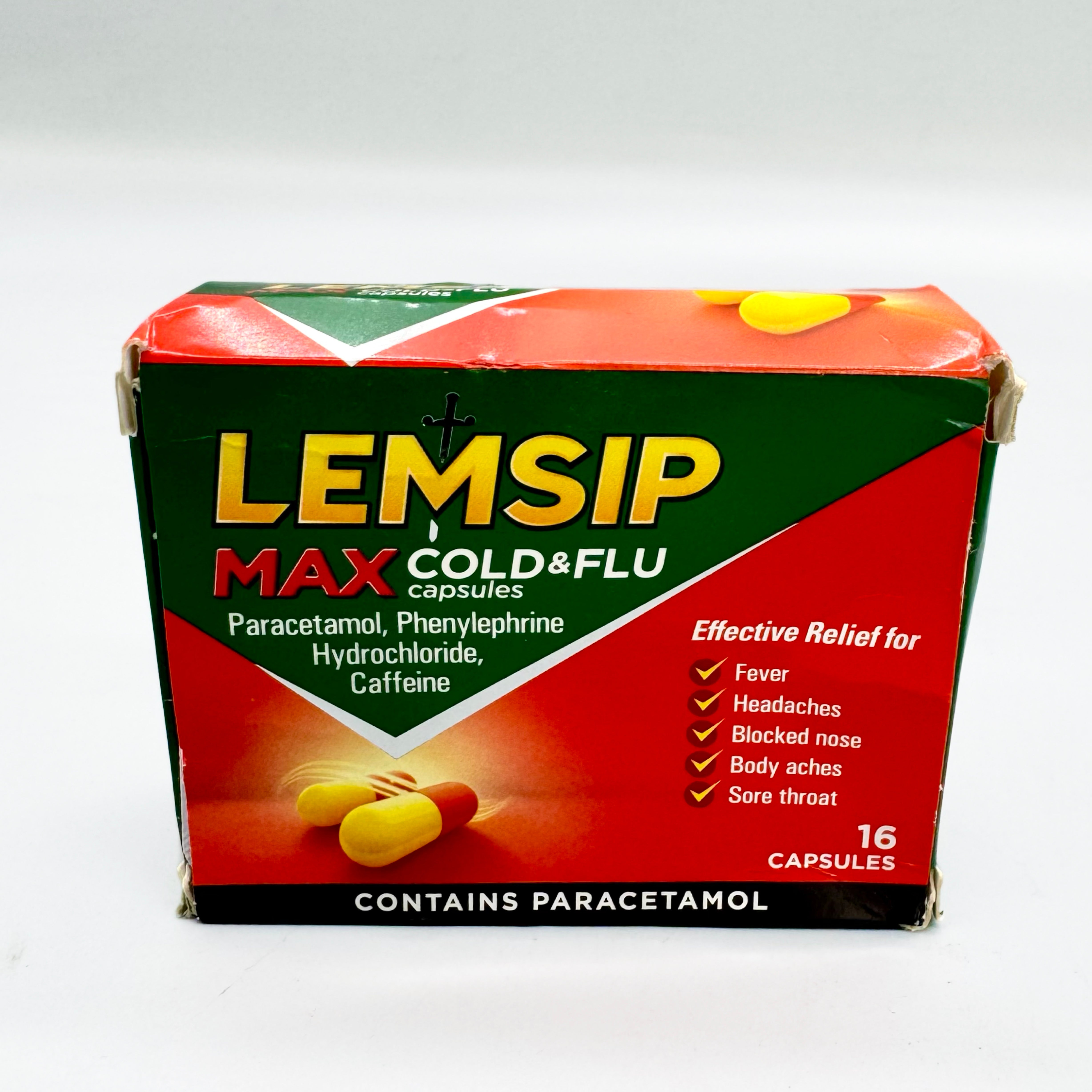 LEMSIP MAX COLD & FLU 16'S CAPS