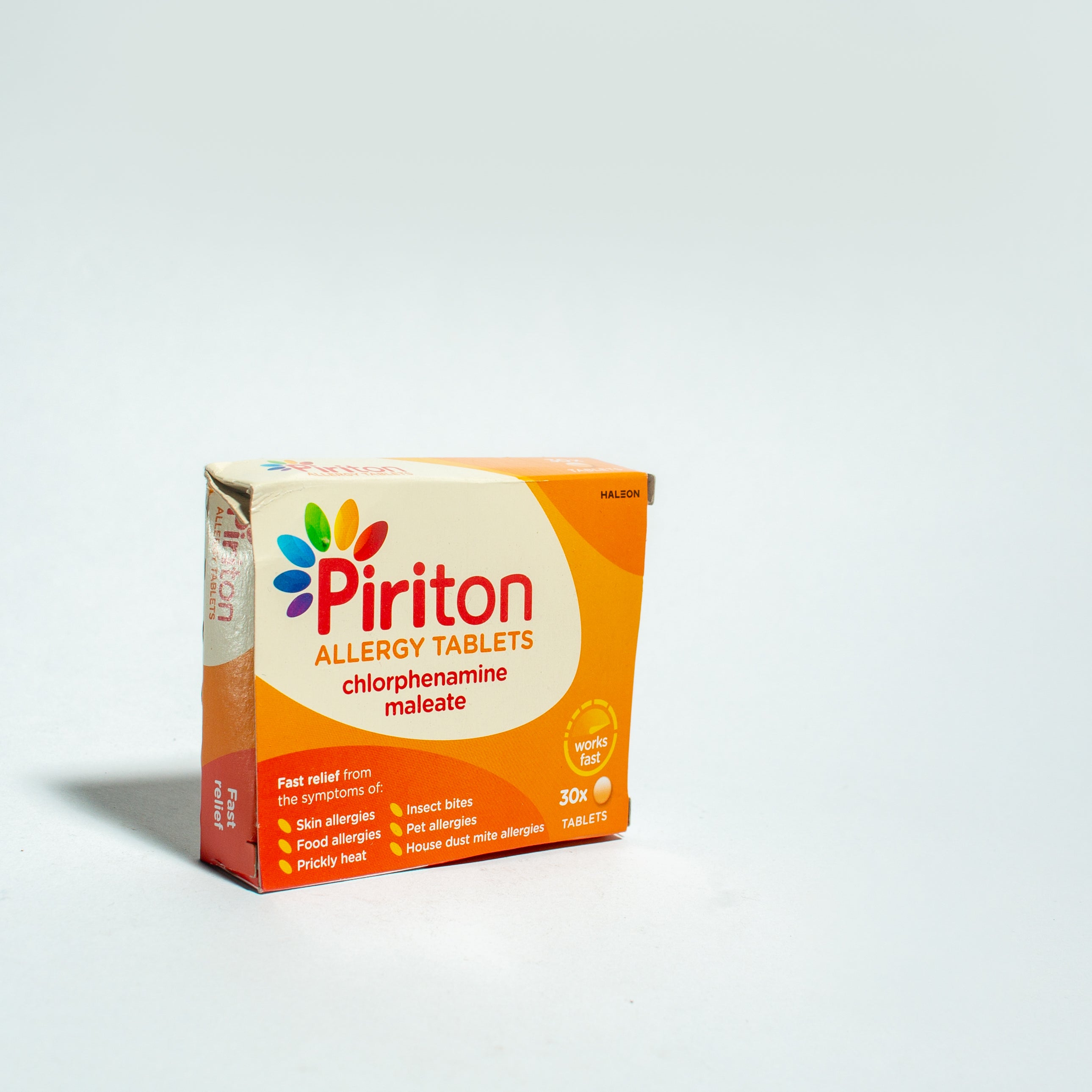 PIRITON ALLERGY TABS 30'S