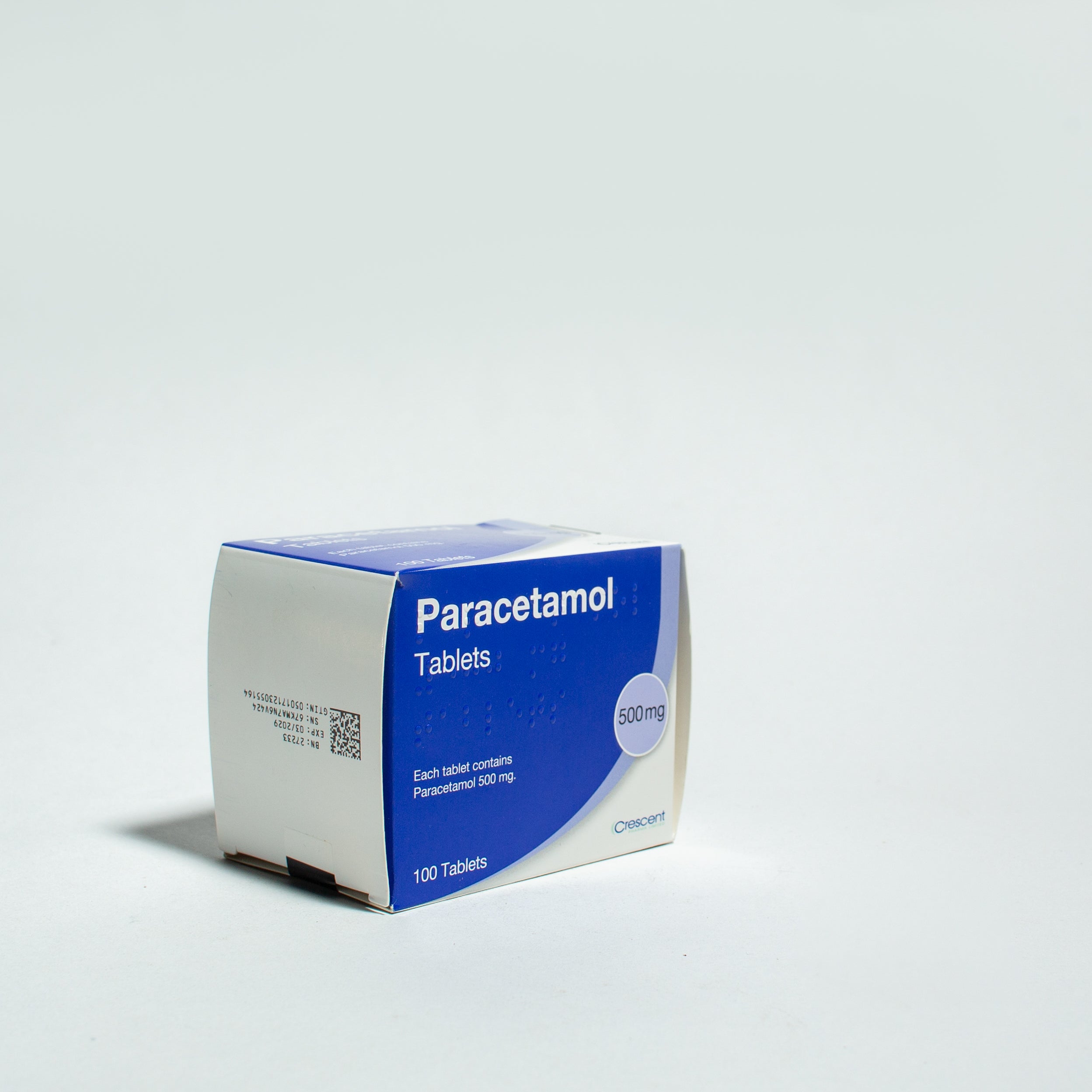 PARACETAMOL 500MG TABLETS BLISTER 100'S (10'S)
