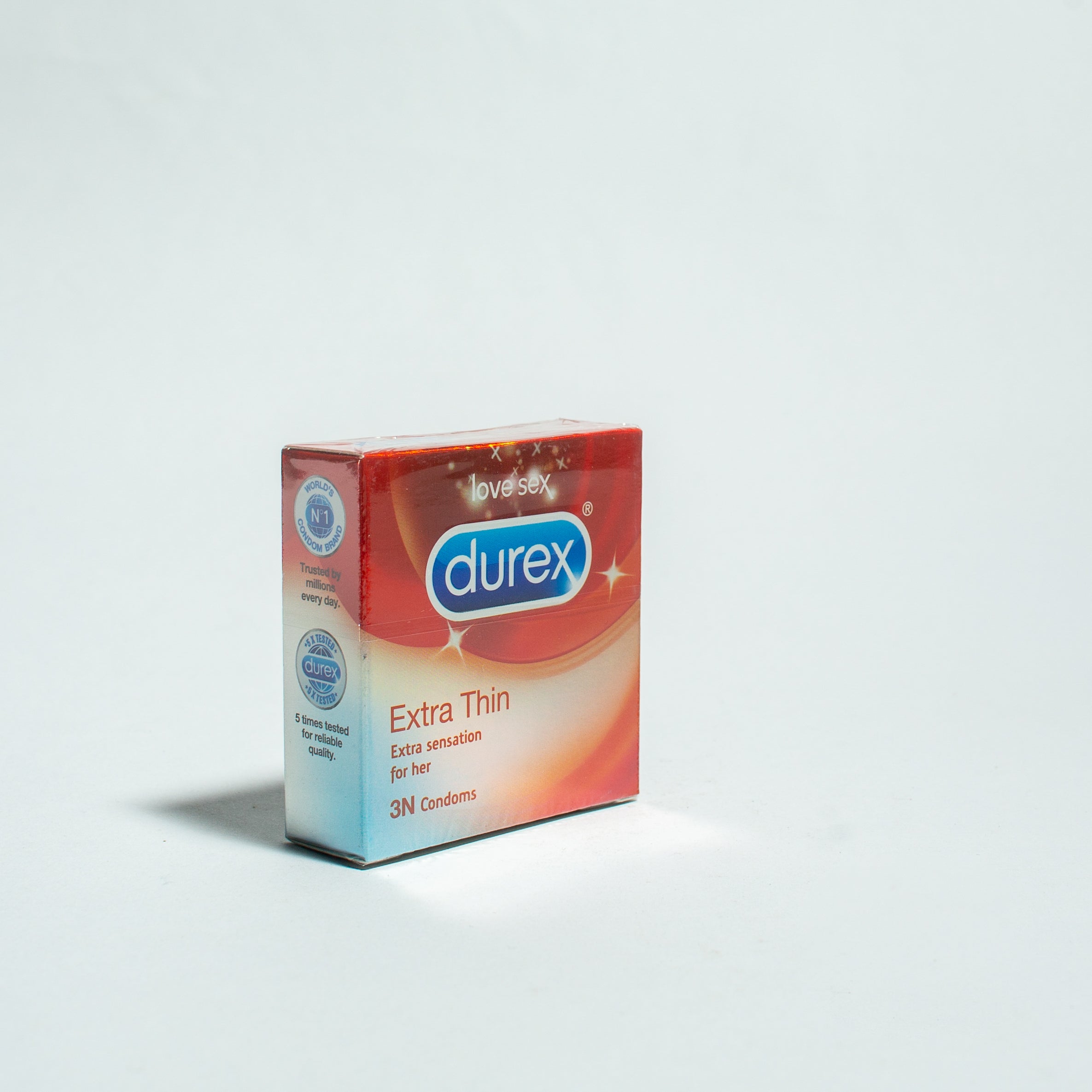 DUREX EXTRA THIN CONDOMS 3'S