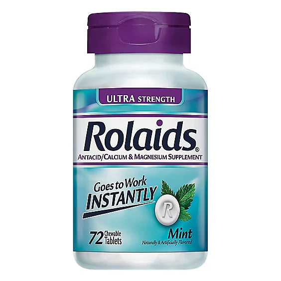 ROLAIDS ANTACID ULTRA STRENGTH TAB 72'S