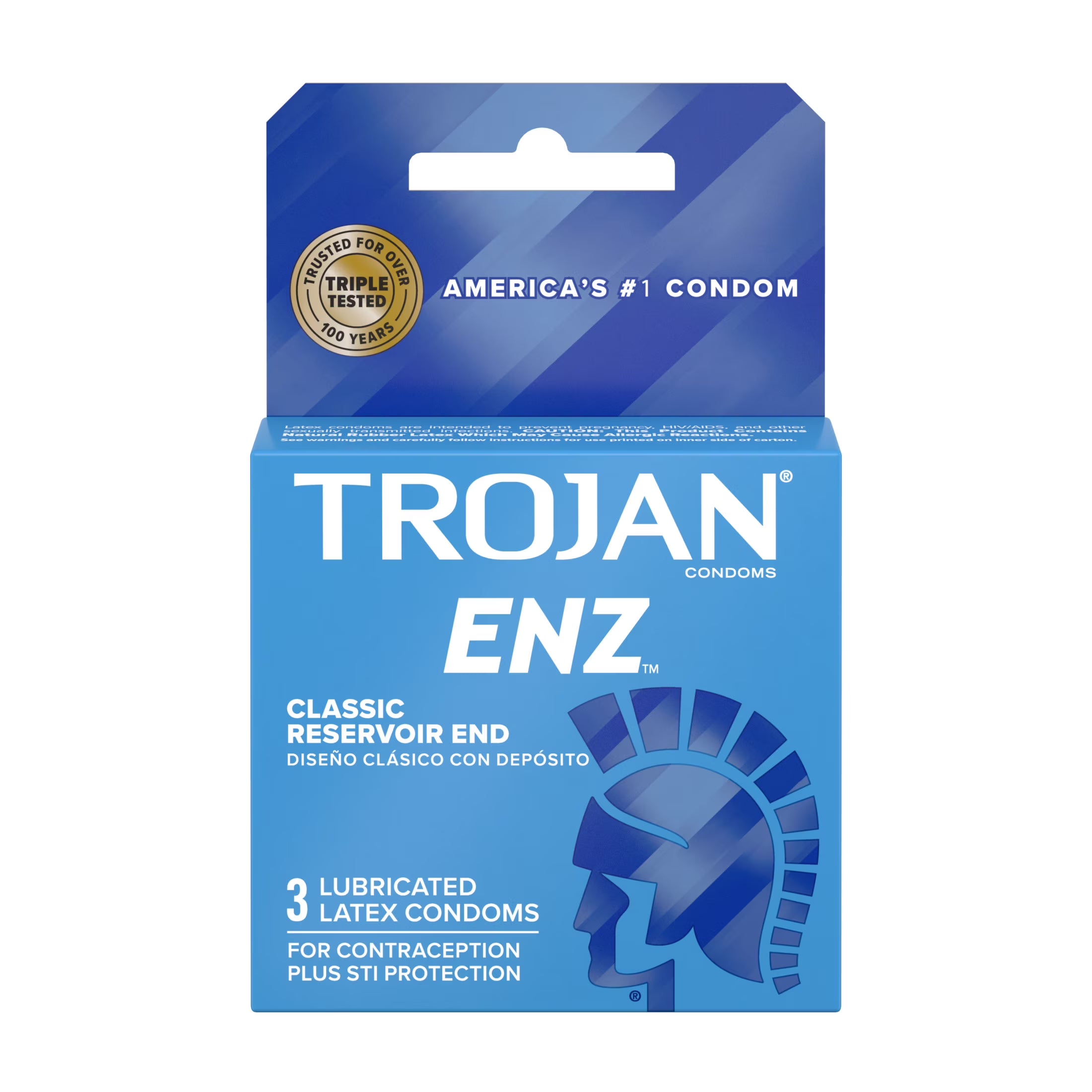TROJAN ENZ CONDOM 3'S