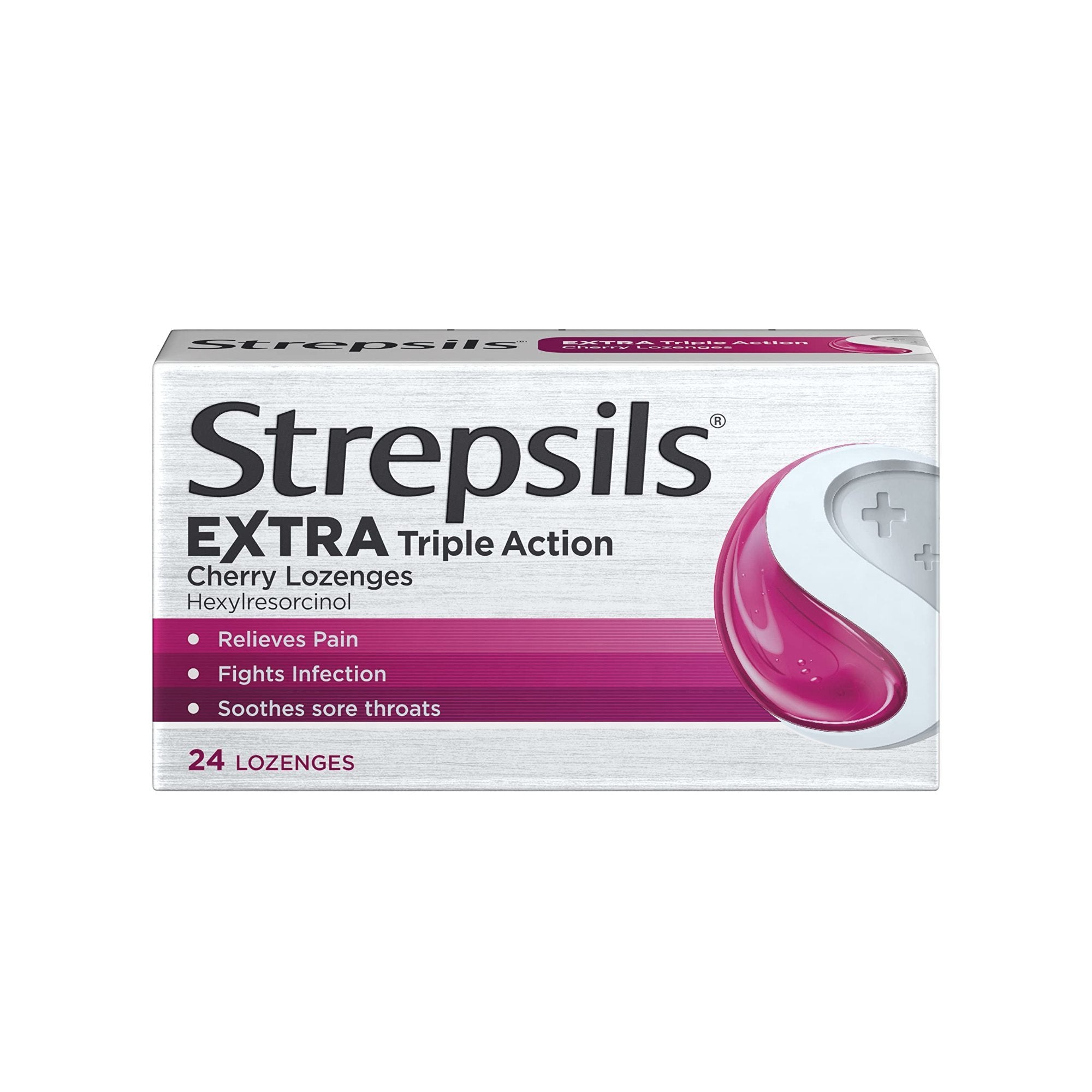 STREPSILS EXTRA TRIPLE ACTION LOZ 24'S