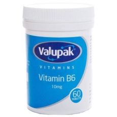 VALUPAK VITAMIN B6 10MG TAB 60'S